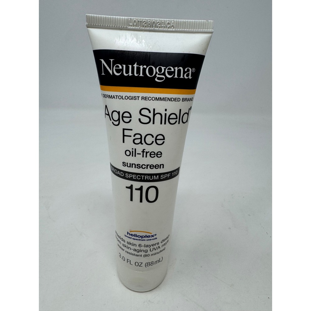 Neutrogena Age Shield Face Oil-Free Sunscreen Broad Spectrum SPF 110  3oz